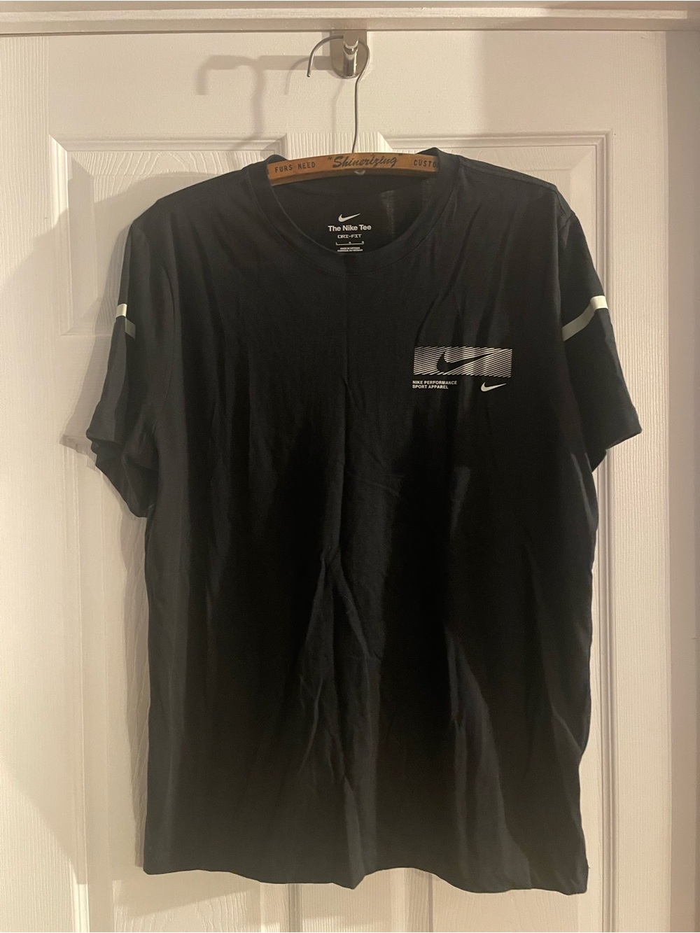 Nike Black Short Sleeve Graphic Logo Tee